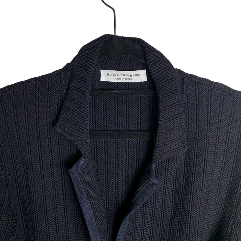 AMINA RUBINACCI  Ribbed Cardigan Sweater - Picture 3 of 8